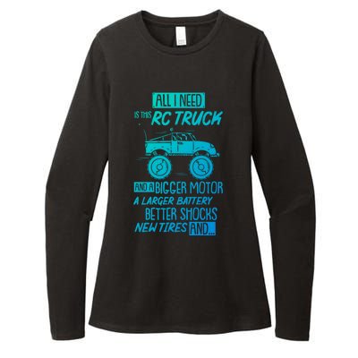 Funny Rc Racing Rc Truck Radio Controlled Rc Car Saying Cute Gift Womens CVC Long Sleeve Shirt