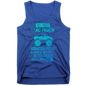 Funny Rc Racing Rc Truck Radio Controlled Rc Car Saying Cute Gift Tank Top