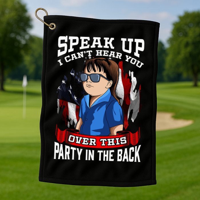 Funny Redneck Redneck Funny Redneck Mullet Golf Towel