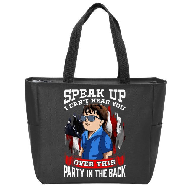 Funny Redneck Redneck Funny Redneck Mullet Zip Tote Bag