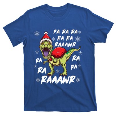 Fa Ra Ra Ra Rawr T Rex Funny Dinosaur Ugly Christmas Gift T-Shirt