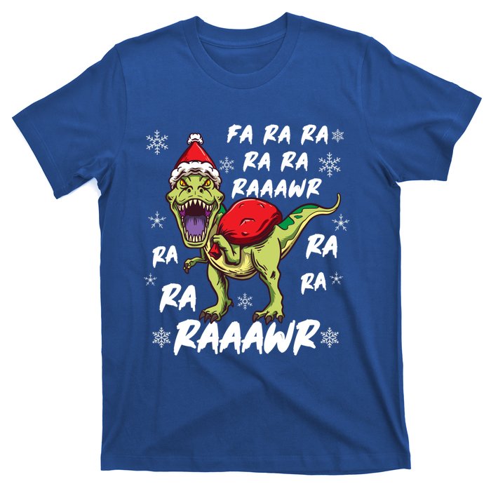 Fa Ra Ra Ra Rawr T Rex Funny Dinosaur Ugly Christmas Gift T-Shirt