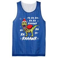 Fa Ra Ra Ra Rawr T Rex Funny Dinosaur Ugly Christmas Gift Mesh Reversible Basketball Jersey Tank