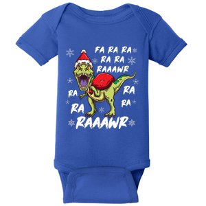 Fa Ra Ra Ra Rawr T Rex Funny Dinosaur Ugly Christmas Gift Baby Bodysuit