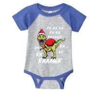 Fa Ra Ra Ra Rawr T Rex Funny Dinosaur Ugly Christmas Gift Infant Baby Jersey Bodysuit