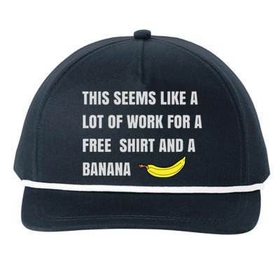 Funny Running Race For Runners And Half Marathon Snapback Five-Panel Rope Hat