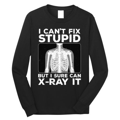 Funny Radiologist Rad Tech Xray Radiologist Long Sleeve Shirt