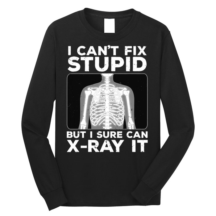 Funny Radiologist Rad Tech Xray Radiologist Long Sleeve Shirt
