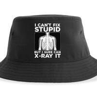 Funny Radiologist Rad Tech Xray Radiologist Sustainable Bucket Hat