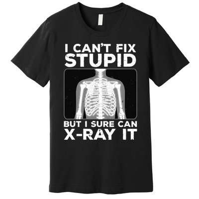 Funny Radiologist Rad Tech Xray Radiologist Premium T-Shirt