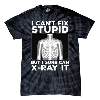 Funny Radiologist Rad Tech Xray Radiologist Tie-Dye T-Shirt