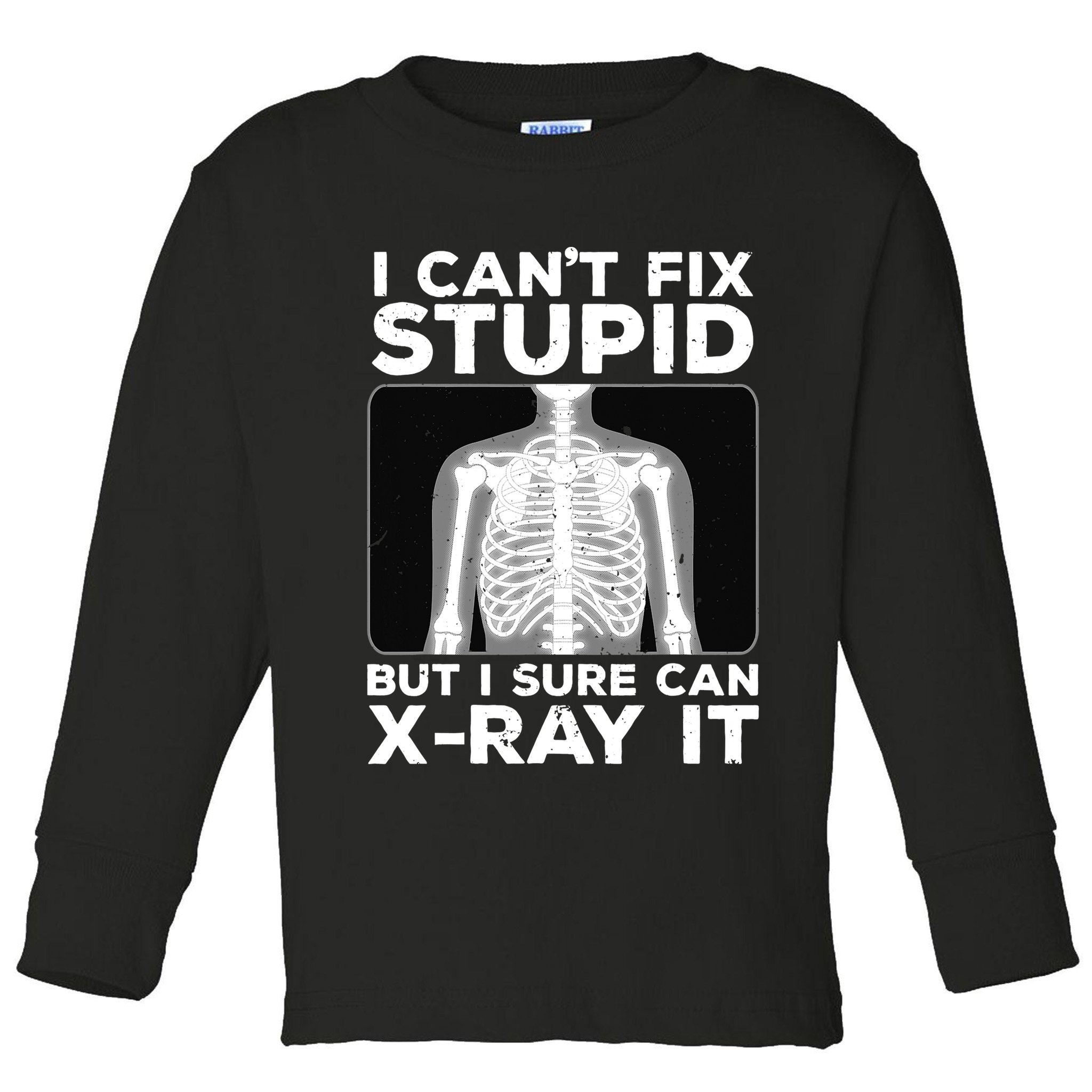 Funny Radiologist Rad Tech Xray Radiologist Toddler Long Sleeve Shirt