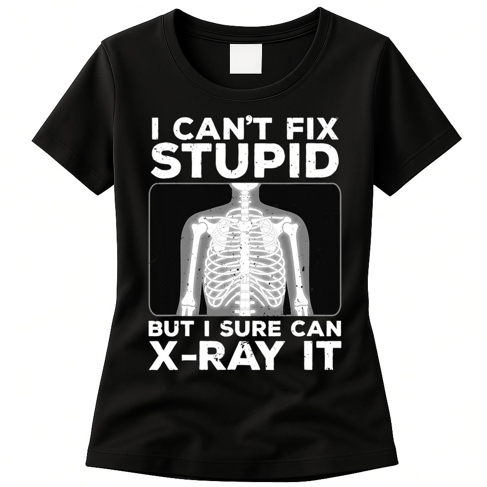 Funny Radiologist Rad Tech Xray Radiologist Womens T-Shirt