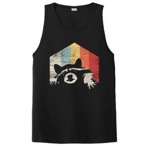 Funny Retro Raccoon Gift PosiCharge Competitor Tank