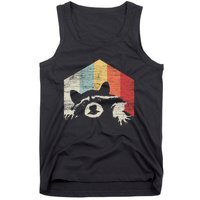 Funny Retro Raccoon Gift Tank Top