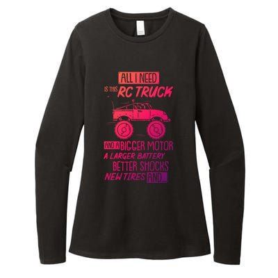 Funny Rc Racing Rc Truck Radio Controlled Rc Car Saying Cute Gift Womens CVC Long Sleeve Shirt