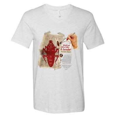Fallout Radroach Retro Ad V-Neck T-Shirt