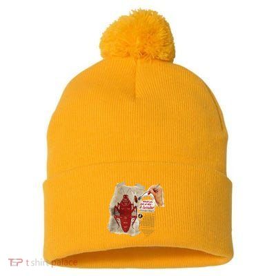 Fallout Radroach Retro Ad Pom Pom 12in Knit Beanie