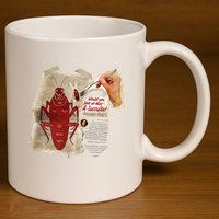 Fallout Radroach Retro Ad 11oz C Handle Ceramic Mug