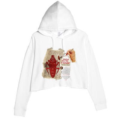 Fallout Radroach Retro Ad Crop Fleece Hoodie