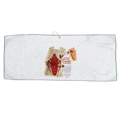 Fallout Radroach Retro Ad Large Microfiber Waffle Golf Towel