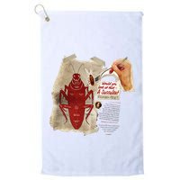 Fallout Radroach Retro Ad Golf Towel