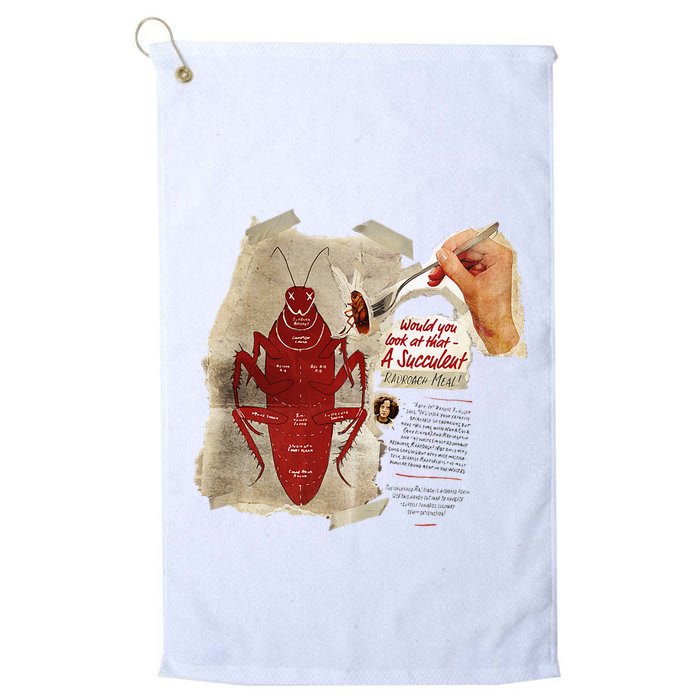 Fallout Radroach Retro Ad Golf Towel