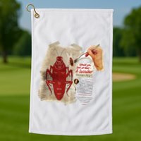 Fallout Radroach Retro Ad Golf Towel