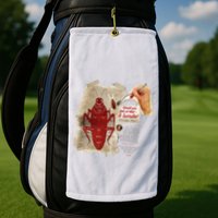 Fallout Radroach Retro Ad Golf Towel