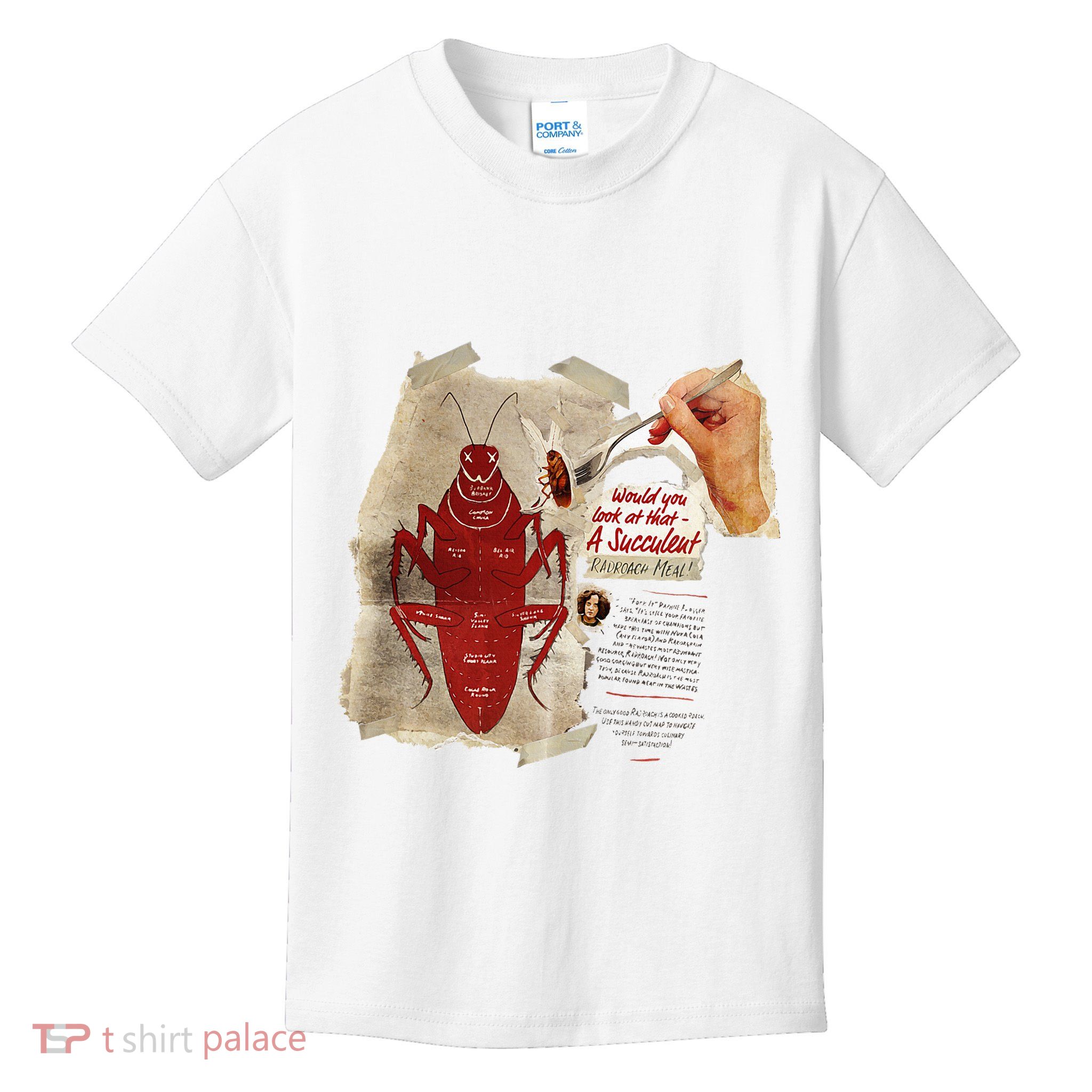 Fallout Radroach Retro Ad Kids T-Shirt