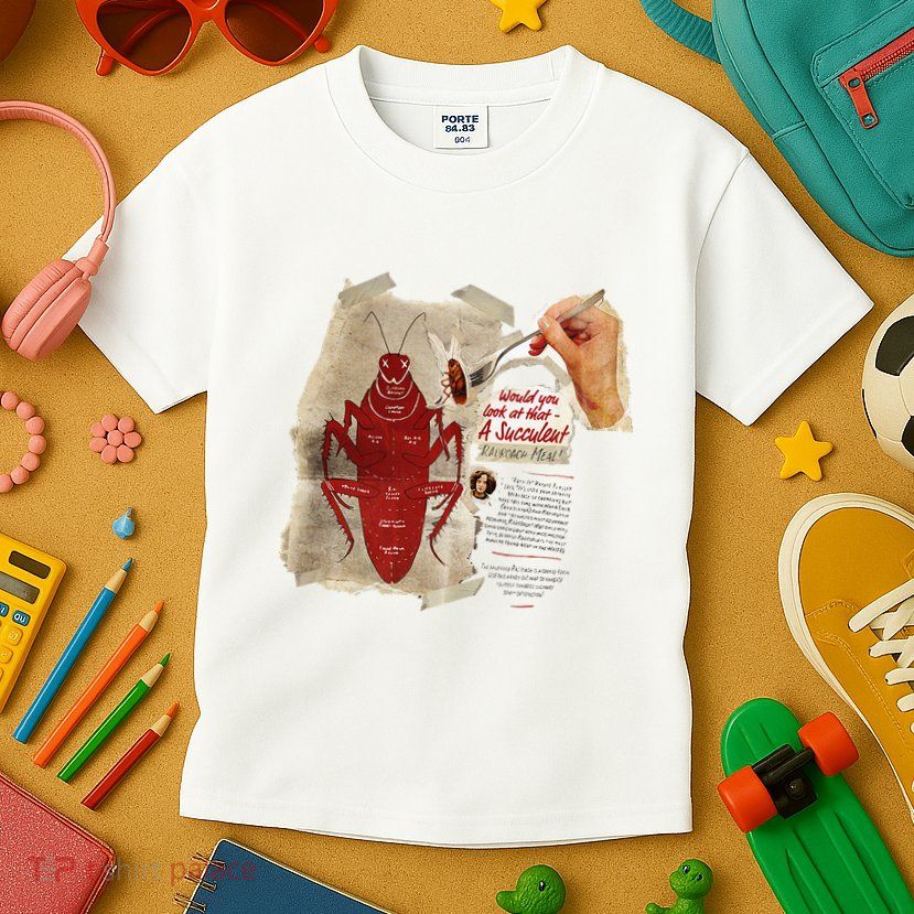 Fallout Radroach Retro Ad Kids T-Shirt