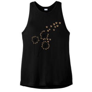 Flower Rubik Rubic Rubix Dandelion Funny Color Math Lovers Gift Ladies PosiCharge Tri-Blend Wicking Tank