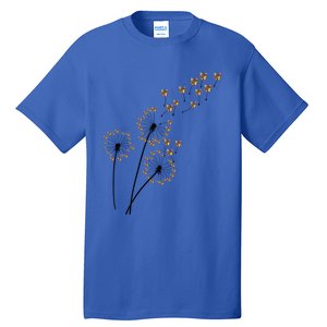 Flower Rubik Rubic Rubix Dandelion Funny Color Math Lovers Gift Tall T-Shirt