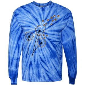 Flower Rubik Rubic Rubix Dandelion Funny Color Math Lovers Gift Tie-Dye Long Sleeve Shirt