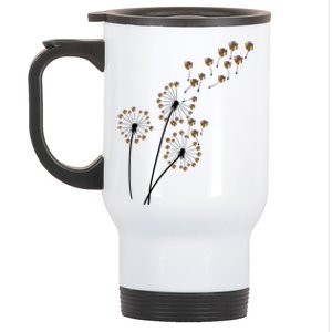 Flower Rubik Rubic Rubix Dandelion Funny Color Math Lovers Gift Stainless Steel Travel Mug