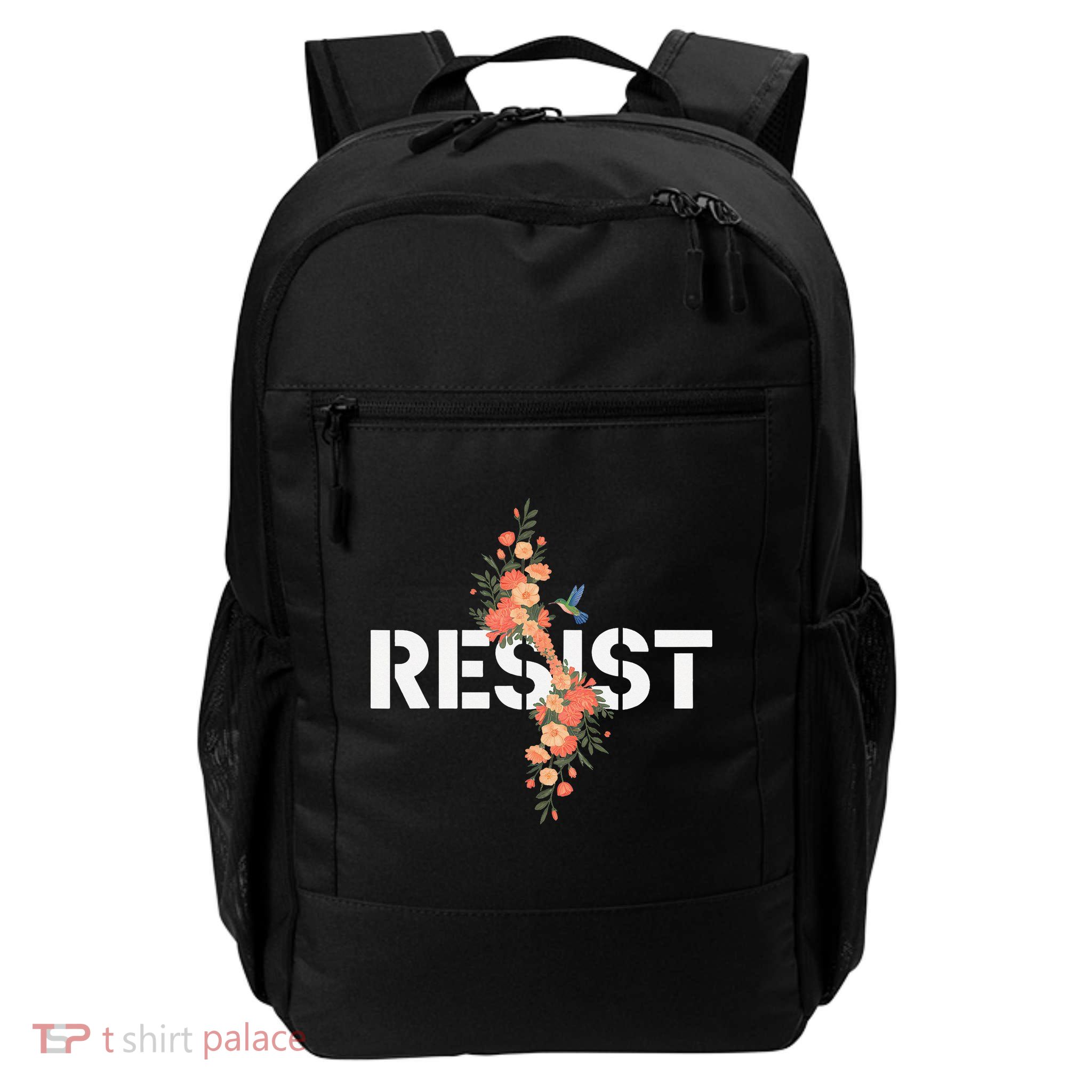 Floral Resist Resistance For Daily Commute Backpack