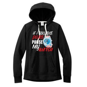 Funny Running Runner Half Marathon Gift Women's Fleece Hoodie