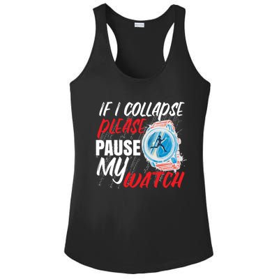 Funny Running Runner Half Marathon Gift Ladies PosiCharge Competitor Racerback Tank