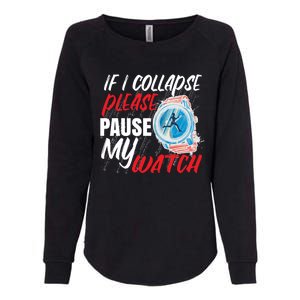 Funny Running Runner Half Marathon Gift Womens California Wash Sweatshirt