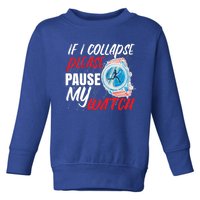 Funny Running Runner Half Marathon Gift Toddler Sweatshirt