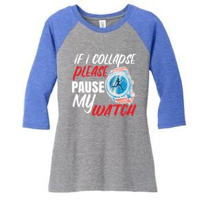 Funny Running Runner Half Marathon Gift Women's Tri-Blend 3/4-Sleeve Raglan Shirt