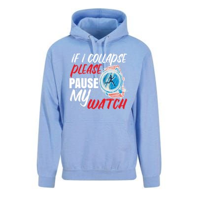 Funny Running Runner Half Marathon Gift Unisex Surf Hoodie