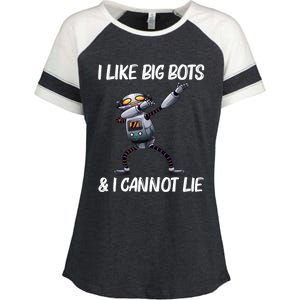 Funny Robot Robotics Technology Machine Robots Gift Enza Ladies Jersey Colorblock Tee