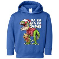 Fa Ra Ra Ra Rawr Dinosaur Ugly Christmas Gingerbread Gift Toddler Hoodie