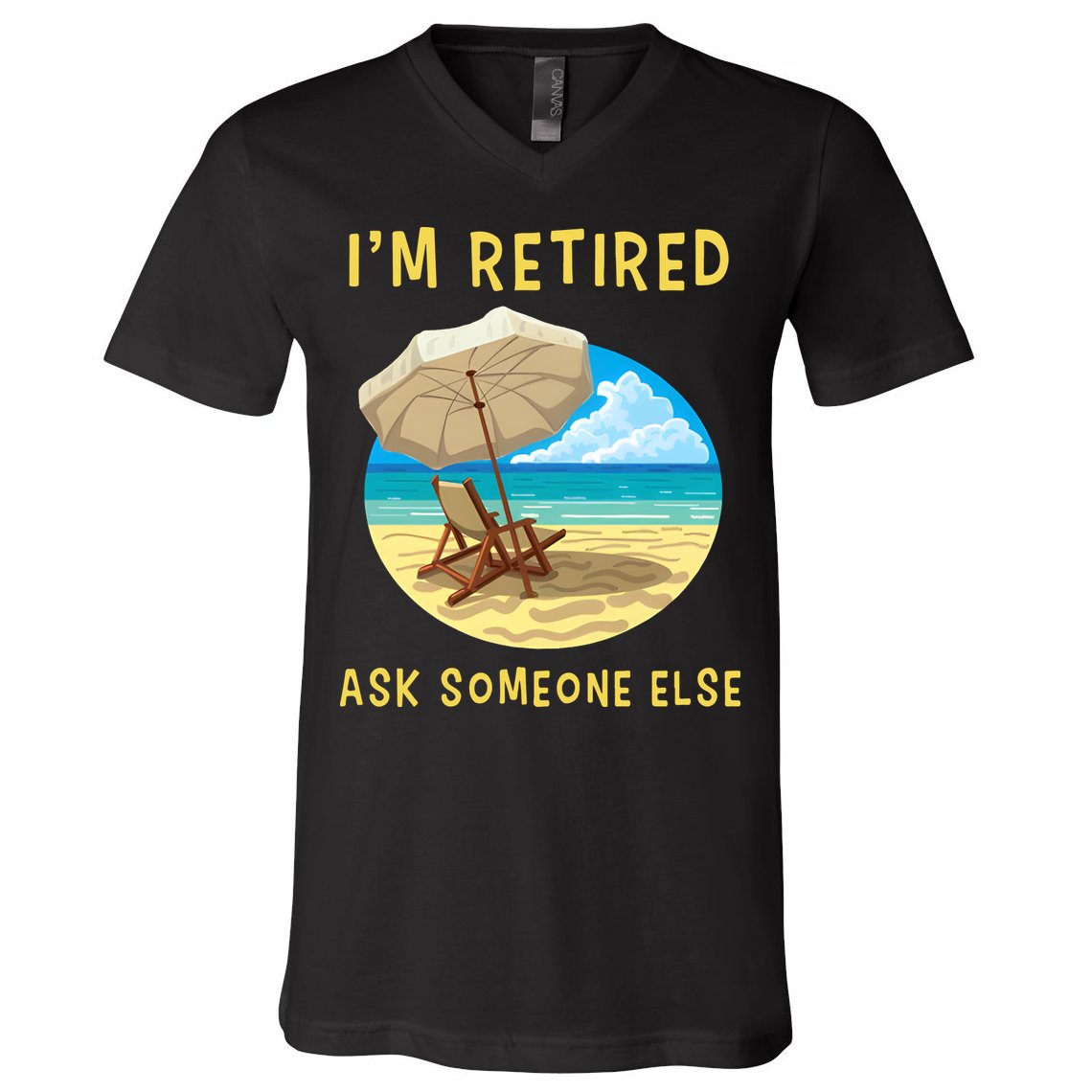 Funny Retired Retirement Gift V-Neck T-Shirt