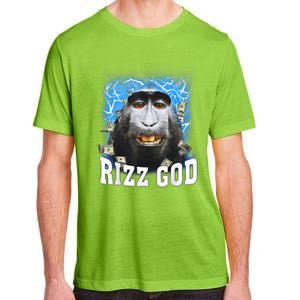 Funny Rizz Rizzler Rizz God Trending Meme Funny Rizz Adult ChromaSoft Performance T-Shirt