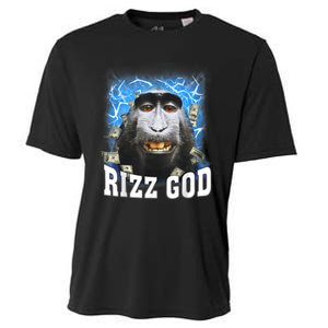 Funny Rizz Rizzler Rizz God Trending Meme Funny Rizz Cooling Performance Crew T-Shirt