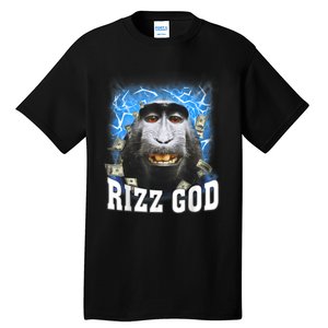 Funny Rizz Rizzler Rizz God Trending Meme Funny Rizz Tall T-Shirt