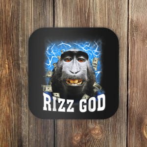 Funny Rizz Rizzler Rizz God Trending Meme Funny Rizz Coaster