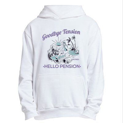 Funny Retired Retirement Gift Goodbye Tension Urban Pullover Hoodie